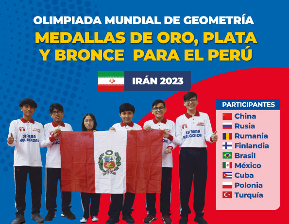 Medallas de oro, plata y bronce para el Perú en mundial de Geometría 