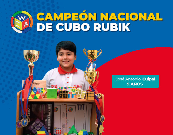 Campeón nacional de Cubo Rubik