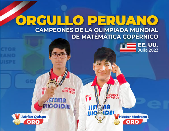 Orgullo Peruano estudiantes oliverinos ganan medallas de oro en mundial de matemática en Estados Unidos