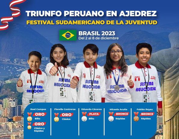Triunfo peruano en Festival Sudamericano de la Juventud de Ajedrez