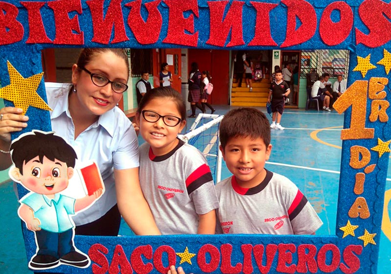 Bienvenidos Inicio de clases 2018 Saco Oliveros