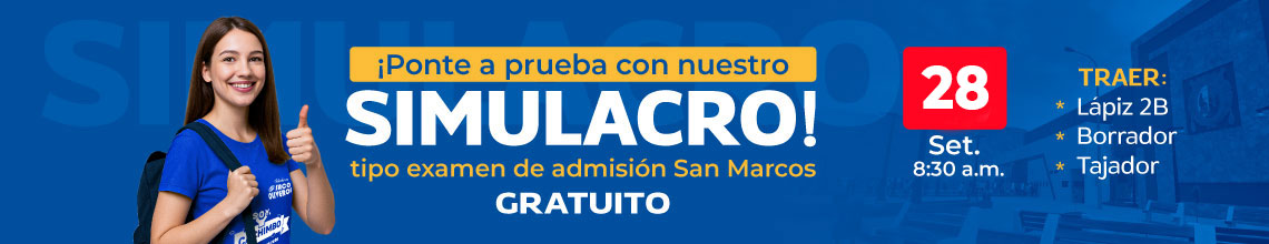 Simulacro tipo San Marcos