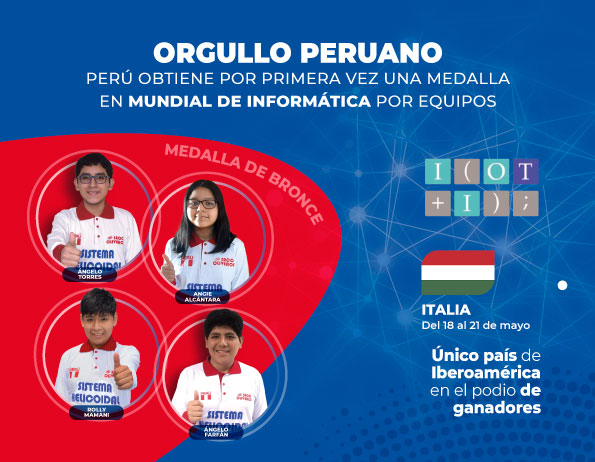Perú obtiene por primera vez una medalla en mundial de informática por equipos