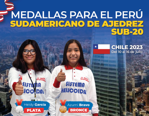 Medallas para el Perú en sudamericano sub 20 en Chile