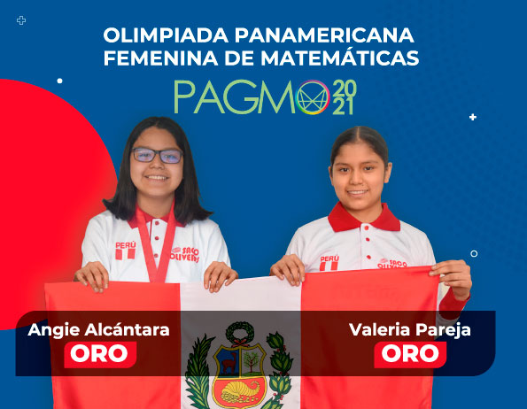 Medallas de oro en Olimpiada Femenina de matemáticas PAGMO 2021