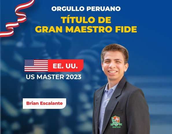 Orgullo peruano: obtiene el titulo de Gran Maestro FIDE