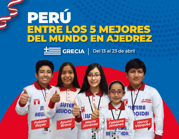 Perú entre los cinco mejores del mundo en Ajedrez 