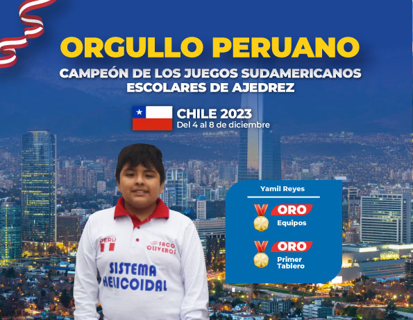 Campeón de los Juegos Sudamericanos Escolares de Ajedrez