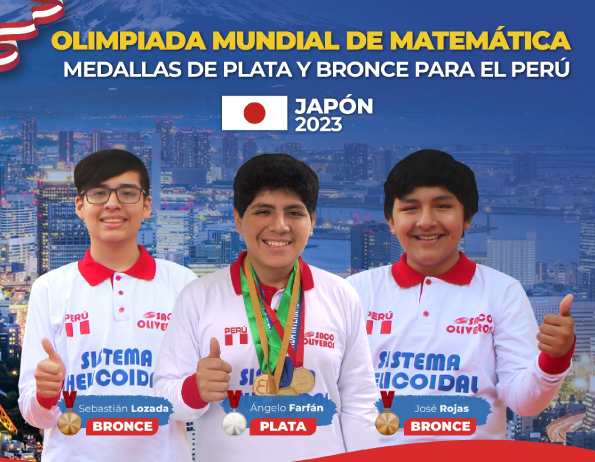 Medallas de plazata y bronce para el Perú