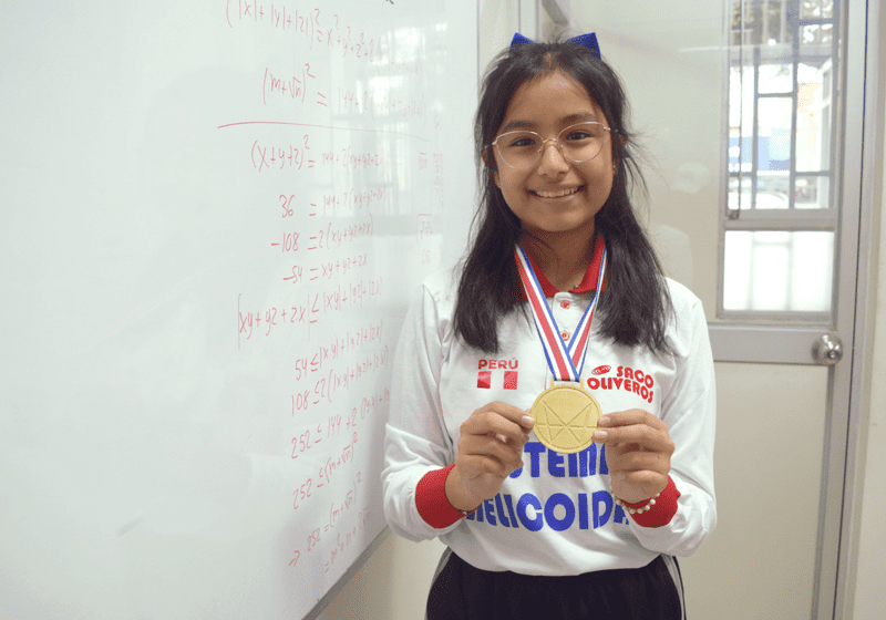 Escolar peruana logra tercer oro internacional en la Olimpiada Mesoamericana de Física