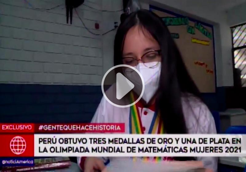 Perú obtuvo tres medallas de oro y una de plata en Olimpiada Mundial de Matemáticas Mujeres 2021