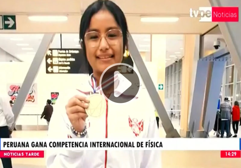 Tv Peru Noticias Tarde : Peruana gana competencia internacional de Física