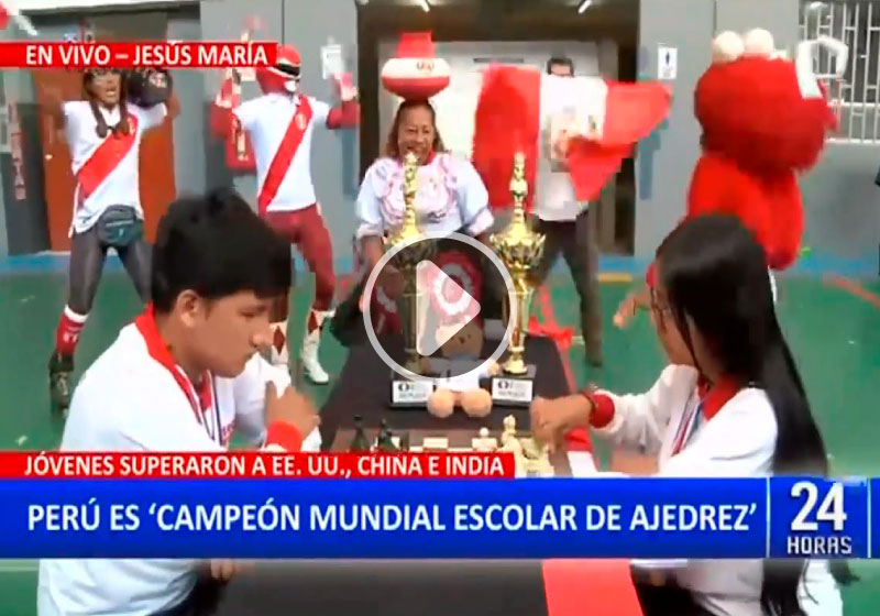 ¡Perú Campeón!: Estudiantes peruanos ganan el mundial escolar de ajedrez 2022