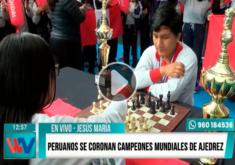 Willax: Peruanos se coronaron campeones mundiales de ajedrez