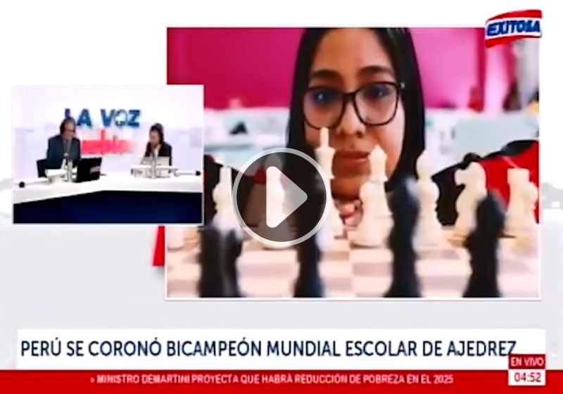 Exitosa: Perú se coronó Bicampeón Mundial Escolar de Ajedrez