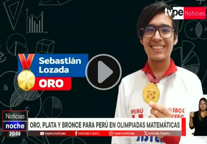 TV Perú: Oro, Plata y Bronce para el Perú en Olimpiadas de Matemáticas en Rusia