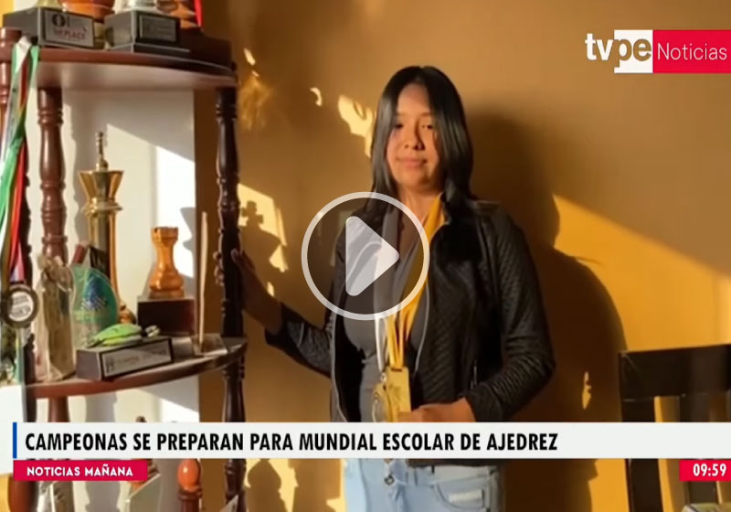 Tv Perú: Campeonas se preparan para Mundial Escolar de Ajedrez