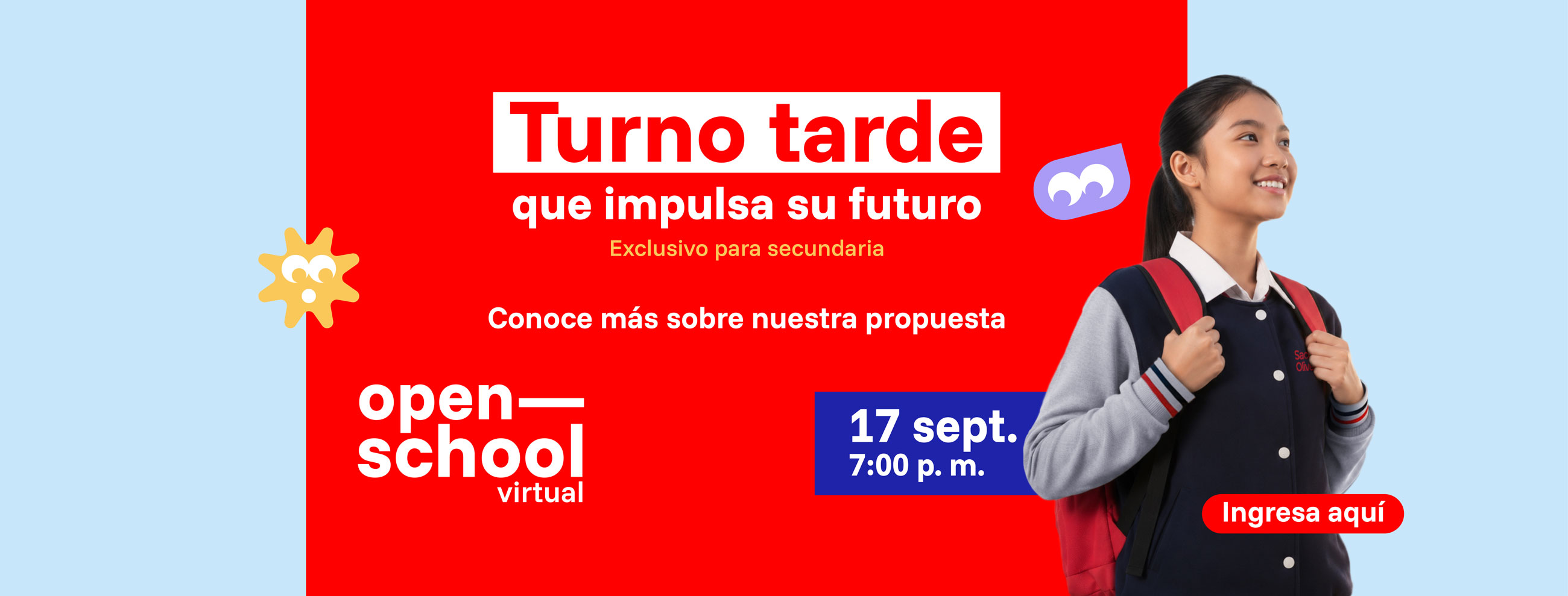 OPEN SCHOOL VIRTUAL MATRÍCULA 2027