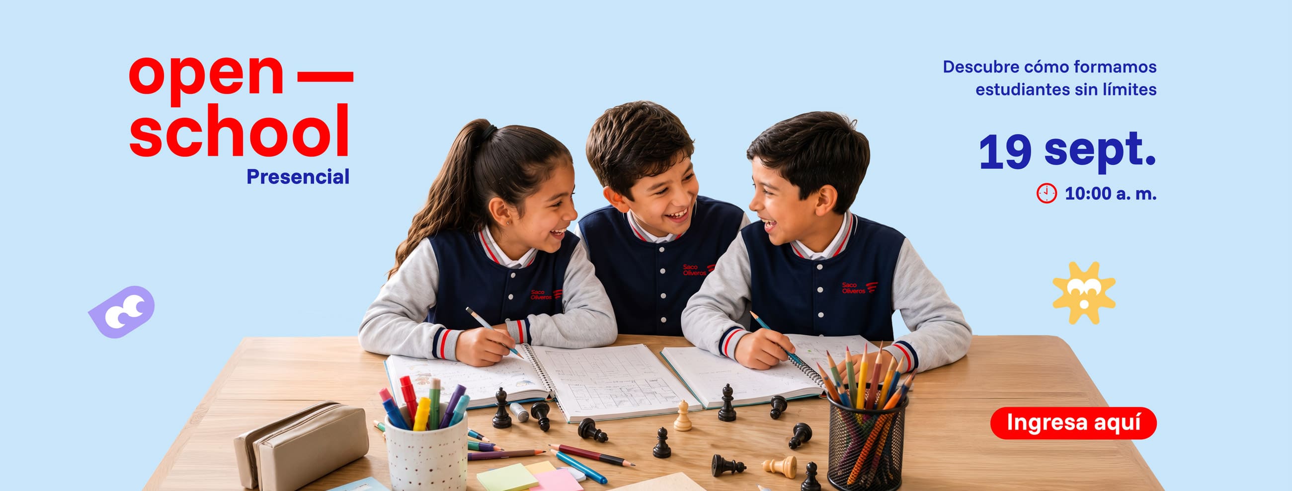 OPEN SCHOOL VIRTUAL MATRÍCULA 2027