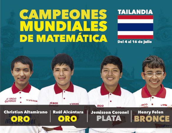 Campeones mundiales de matemática