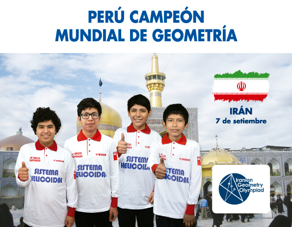 Perú campeón mundial de geometría