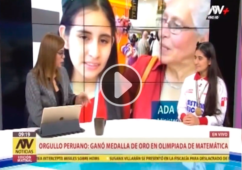 ATV: Entrevista de Mónica Martínez con Milagros Leiva