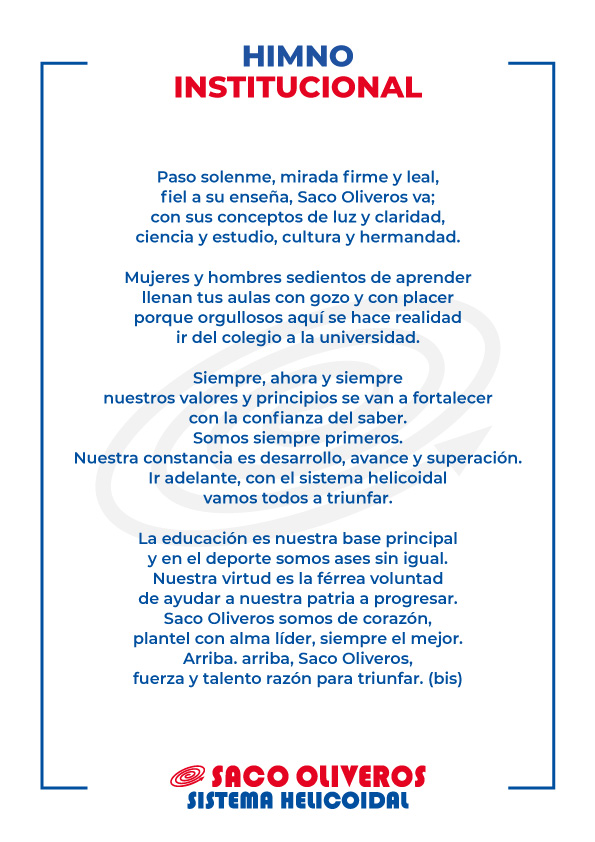 Himno Saco Oliveros