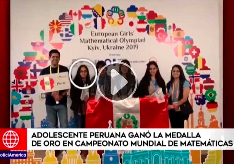 America Noticias: Escolares ponen al Perú entre los 10 mejores en Olimpiada Europea de Matemática