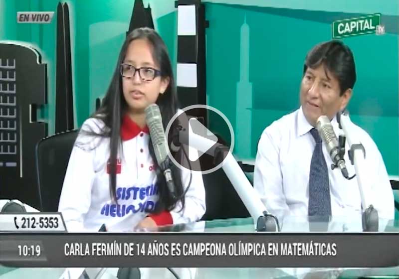 Capital: Carla Fermín Campeona mundial de matemática
