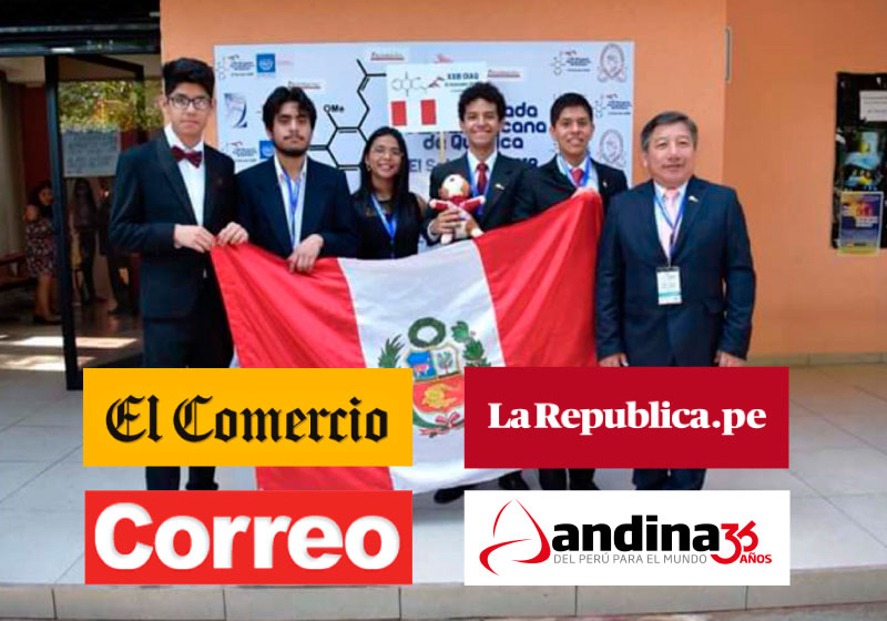 Escolares peruanos ganan dos medallas de oro en Olimpiada Iberoamericana de Química