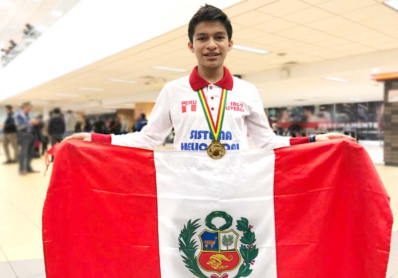 Perú gana medalla de oro en olimpiada virtual de matemática a nivel mundial