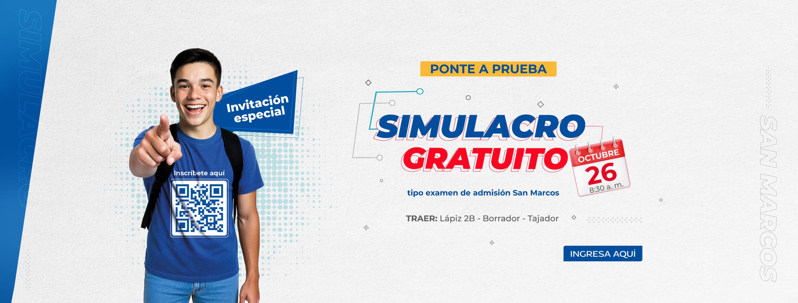 SIMULACRO SAN MARCOS 26 OCTUBRE