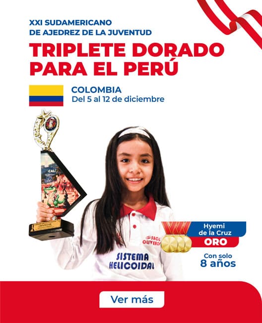 Hyemi De La Cruz oro sudamericano ajedrez