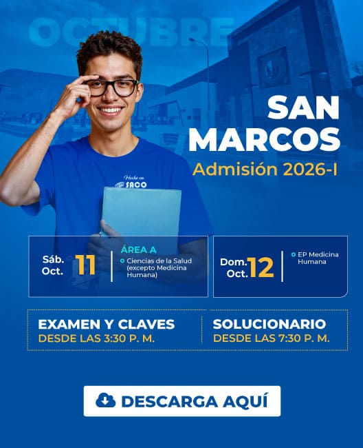 SOLUCIONARIO SAN MARCOS 2026-1