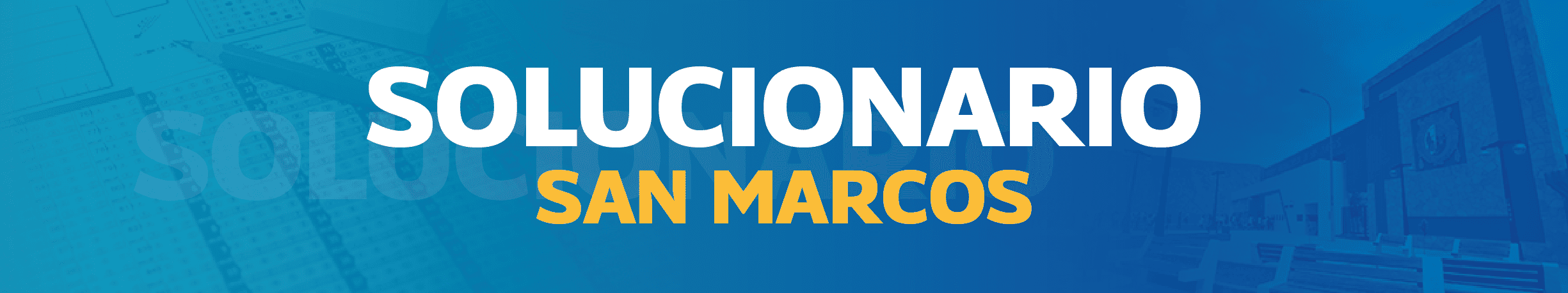 Solucionario San Marcos